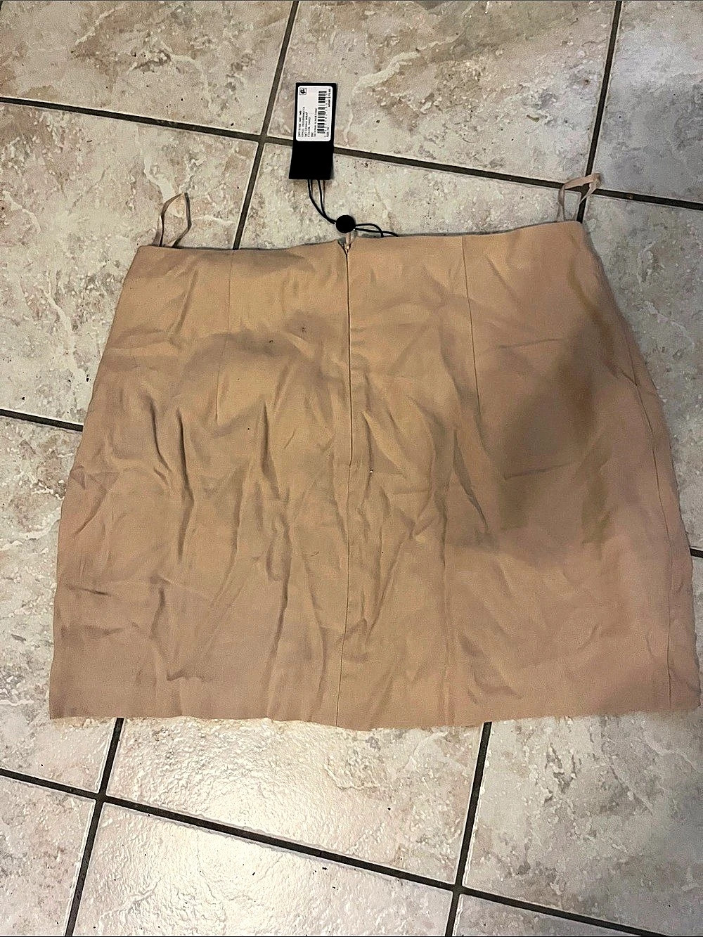 Gianni Bini “Genna” Wrap Mini Skirt in Sand 10 NWT